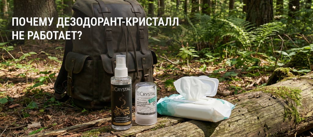 Почему дезодорант-кристалл не работает Как работает дезодорант-кристалл Crystal от Secrets Lan